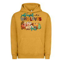 Pigment Peanut Butter just a girl who loves fall Urban Hoodie - AdoDesignShop
