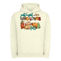 Pigment Pistachio just a girl who loves fall Urban Hoodie - AdoDesignShop