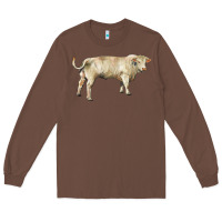 Chestnut charolais bull Long Sleeve Tee - RanaPortraitStore