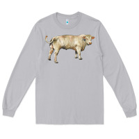 Moon Dust charolais bull Long Sleeve Tee - RanaPortraitStore