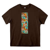 Chocolate Brown fall gnomes pen wrap 2 Heavy Core Tee - Artiststas