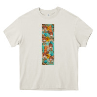 Cream fall gnomes pen wrap 2 Heavy Core Tee - Artiststas