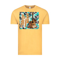 Vintage Mustard fueled by coffee and country music Vintage Tee - TumblerDesignByShophia
