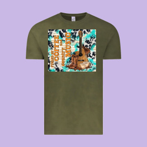 Fueled By Coffee And Country Music Vintage Tee Designed By Tumblerdesignbyshophia