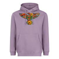 Lavender thunderbird  wild soul with sunflower serape aztec Heavyweight Hoodie - Artiststas