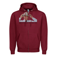 Burgundy Bob Katter ain_t spending any time on it. Zipper Hoodie - minhPixels