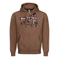 Chestnut NYU Tisch Zipper Hoodie - minhPixels