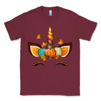 Burgundy Unicorn Fall Classic Tee - texasbilliewilder