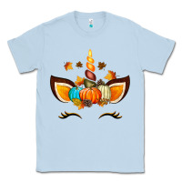 Dusty Blue Unicorn Fall Classic Tee - texasbilliewilder