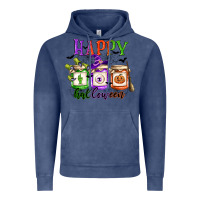 Vintage Denim happy halloween jars Vintage Hoodie - CowGirlArtShop