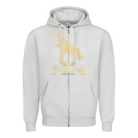 Dove Grey Thai Flag Vacation Bangkok Travel Thailand Zipper Hoodie - minhPixels