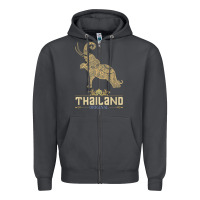 Smoke Thai Flag Vacation Bangkok Travel Thailand Zipper Hoodie - minhPixels