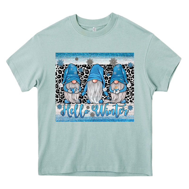 Hello Winter Gnome Heavy Core Tee by JahusDesignShop | Teevron