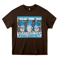 Chocolate Brown hello winter gnome Heavy Core Tee - JahusDesignShop