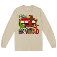 Mushroom Feliz Navidad Christmas Mexico Long Sleeve Tee - HowdyJamesFarm