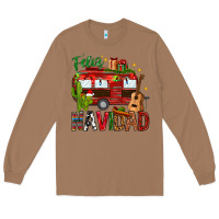 Toasted Coconut Feliz Navidad Christmas Mexico Long Sleeve Tee - HowdyJamesFarm