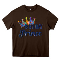 Chocolate Brown birthday prince Heavy Core Tee - Artiststas