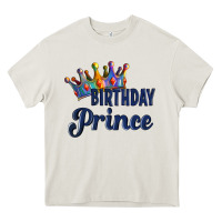 Cream birthday prince Heavy Core Tee - Artiststas