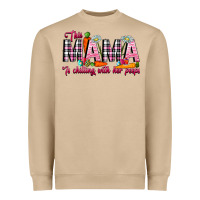 This Mama Is Chilling With Her Peeps Heavyweight Sweatshirt | Teevron