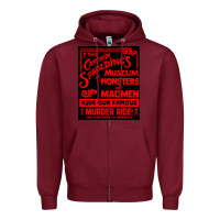 Burgundy Devils rejects rob zombie captain Spaulding movie Zipper Hoodie - minhPixels