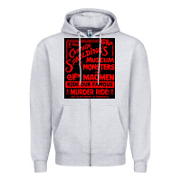 Heather Grey Devils rejects rob zombie captain Spaulding movie Zipper Hoodie - minhPixels