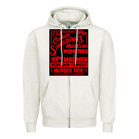 Oatmeal Heather Devils rejects rob zombie captain Spaulding movie Zipper Hoodie - minhPixels