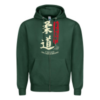 Sports Green Judo Cool Japanese Symbol Judoka Martial Arts Lover Gift Zipper Hoodie - minhPixels