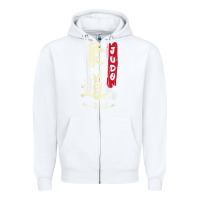 White Judo Cool Japanese Symbol Judoka Martial Arts Lover Gift Zipper Hoodie - minhPixels