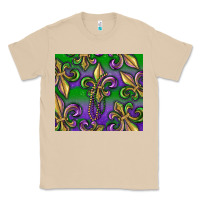 Mushroom Mardi Gras Fleur De Lis Classic Tee - RanaPortraitStore
