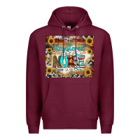 Burgundy Registered Nurse Tumbler Premium Hoodie - BundleAndBundleShop