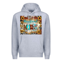 Heather Grey Registered Nurse Tumbler Premium Hoodie - BundleAndBundleShop