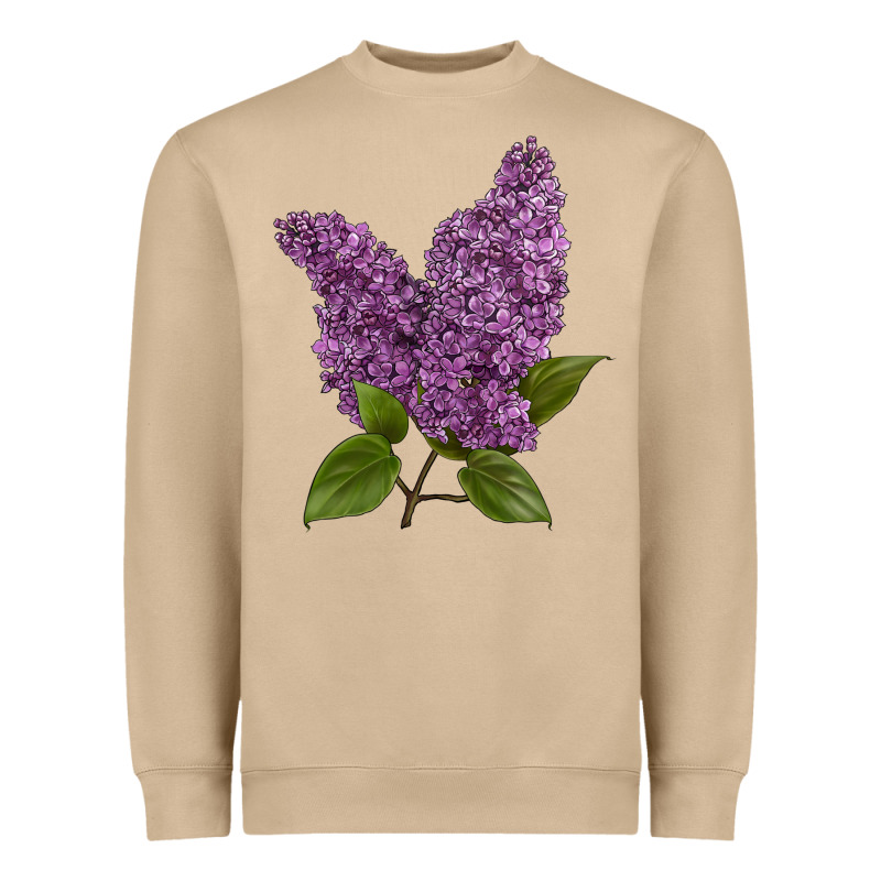 Purple Lilac Flower Heavyweight Sweatshirt by LillyAllenDesigns | Teevron