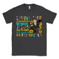 Smoke Living Life Somewhere Between Jesus Classic Tee - texasbilliewilder