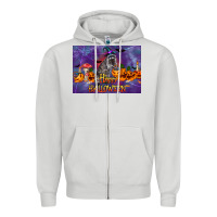 Happy Halloween Raccoon Zipper Hoodie | Teevron