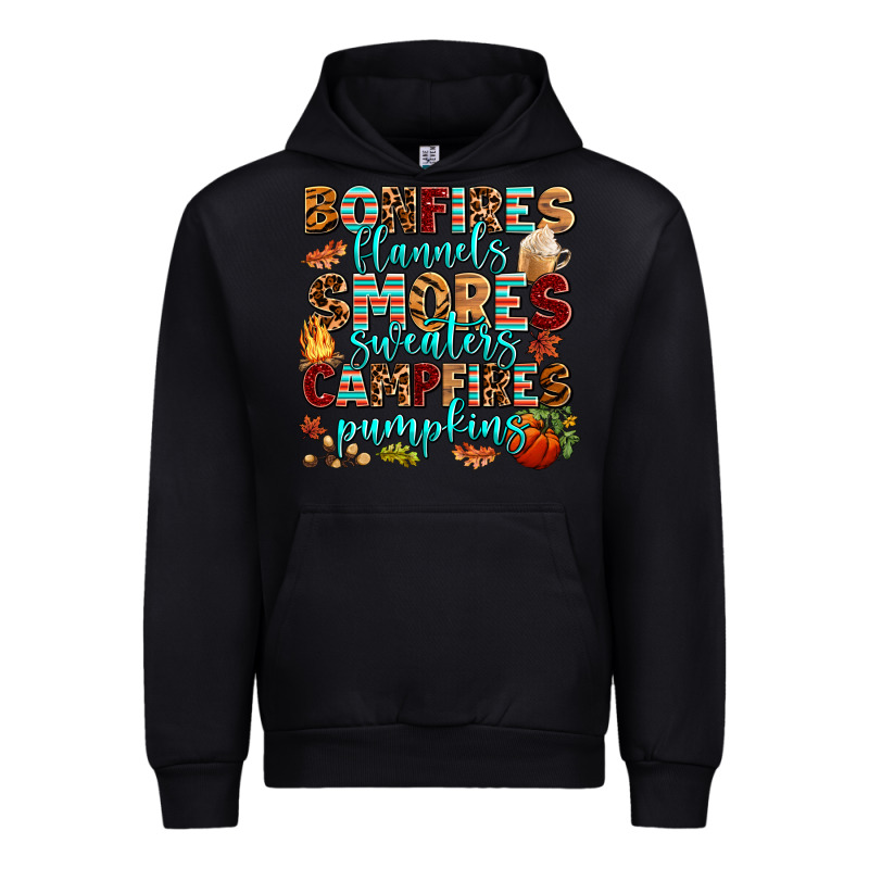 Bonfires Flannels Smores Urban Hoodie by AdoDesignShop | Teevron