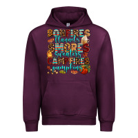 Mauve Wine bonfires flannels smores Urban Hoodie - AdoDesignShop