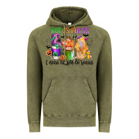 Vintage Olive hocus pocus i need coffee to focus Vintage Hoodie - CowGirlArtShop