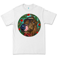 White Longhorn Cow Christmas Premium Tee - RanaPortraitStore