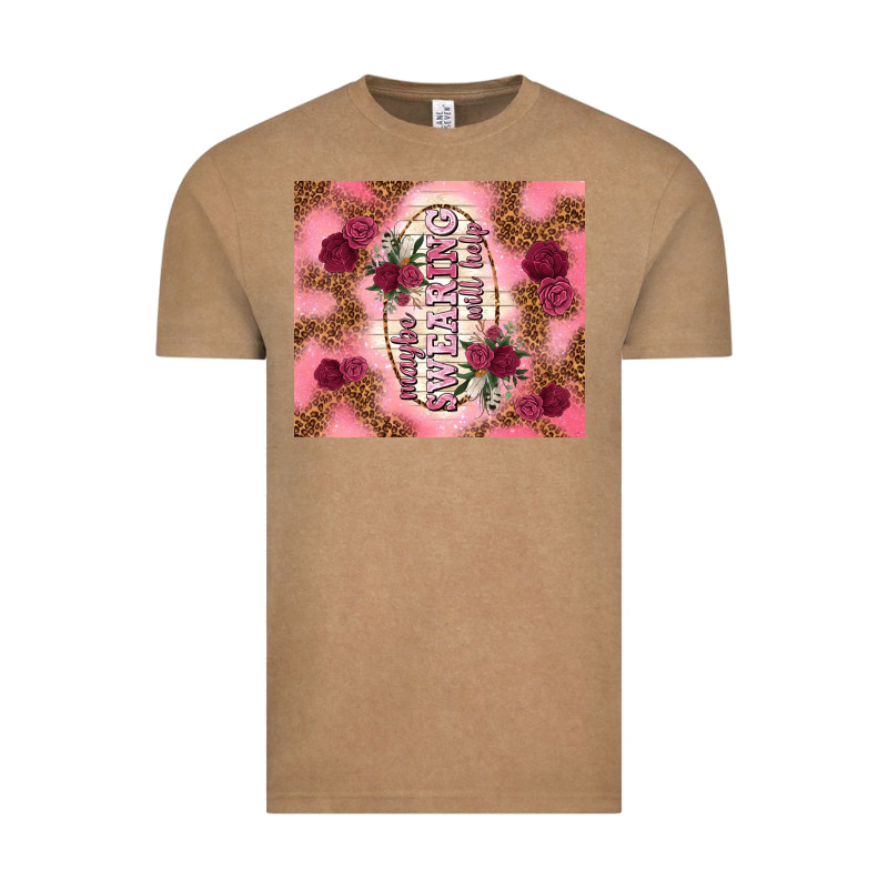 Maybe Swearing Will Help Vintage Tee by TumblerDesignByShophia | Teevron