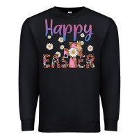 Black happy easter cross Premium Sweatshirt - Artiststas