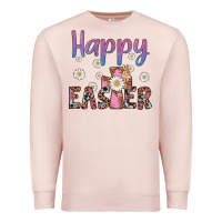Pale Pink happy easter cross Premium Sweatshirt - Artiststas
