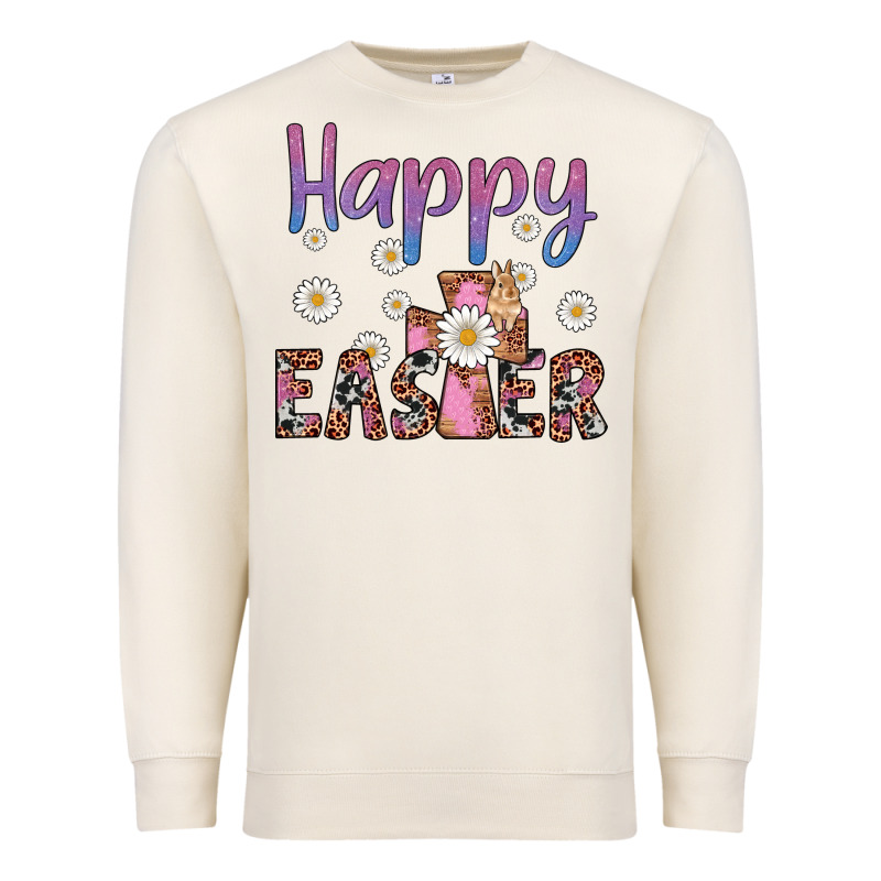 Happy Easter Cross Premium Sweatshirt by Artiststas | Teevron