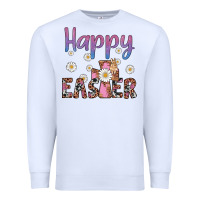 White happy easter cross Premium Sweatshirt - Artiststas