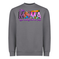 Storm This Mama is chilling with her Heavyweight Sweatshirt - CowhideDigitalArt