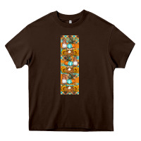 Chocolate Brown fall gnomes pen wrap Heavy Core Tee - Artiststas
