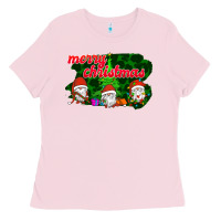 Bubblegum Pink Merry Christmas - Gnome - Gnome Ladies Tee - Bettercallsaul