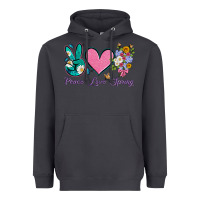 Smoke peace love springwith flowers and butterfly Heavyweight Hoodie - Artiststas