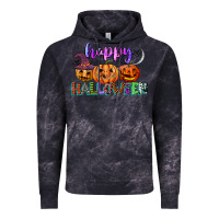 Cloud Black happy halloween Vintage Hoodie - CowGirlArtShop