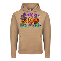 Vintage Coffee happy halloween Vintage Hoodie - CowGirlArtShop