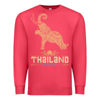 Cardinal Thai Flag Vacation Bangkok Travel Thailand Premium Sweatshirt - minhPixels